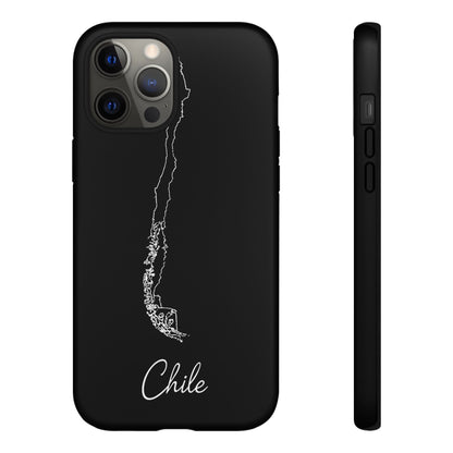 Chile Outline Phone Case – Minimal Country Map Tough Case (iPhone, Samsung, Pixel)