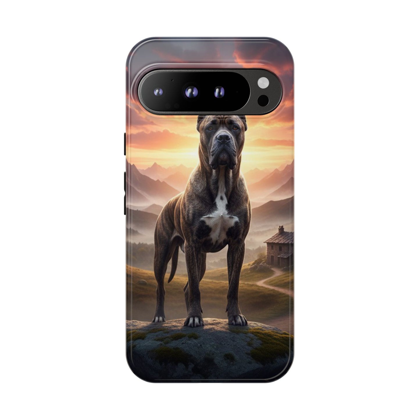 Cane Corso Phone Case – Guard Dog Sunset Tough Case (iPhone, Samsung, Pixel) | Dog Lover Gift