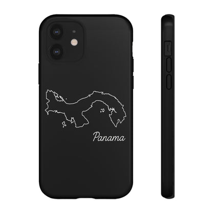 Panama Outline Phone Case – Minimal Country Map Tough Case (iPhone, Samsung, Pixel)