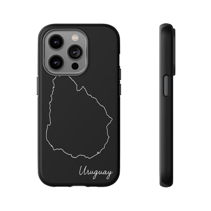 Uruguay Outline Phone Case – Minimal Country Map Tough Case (iPhone, Samsung, Pixel)