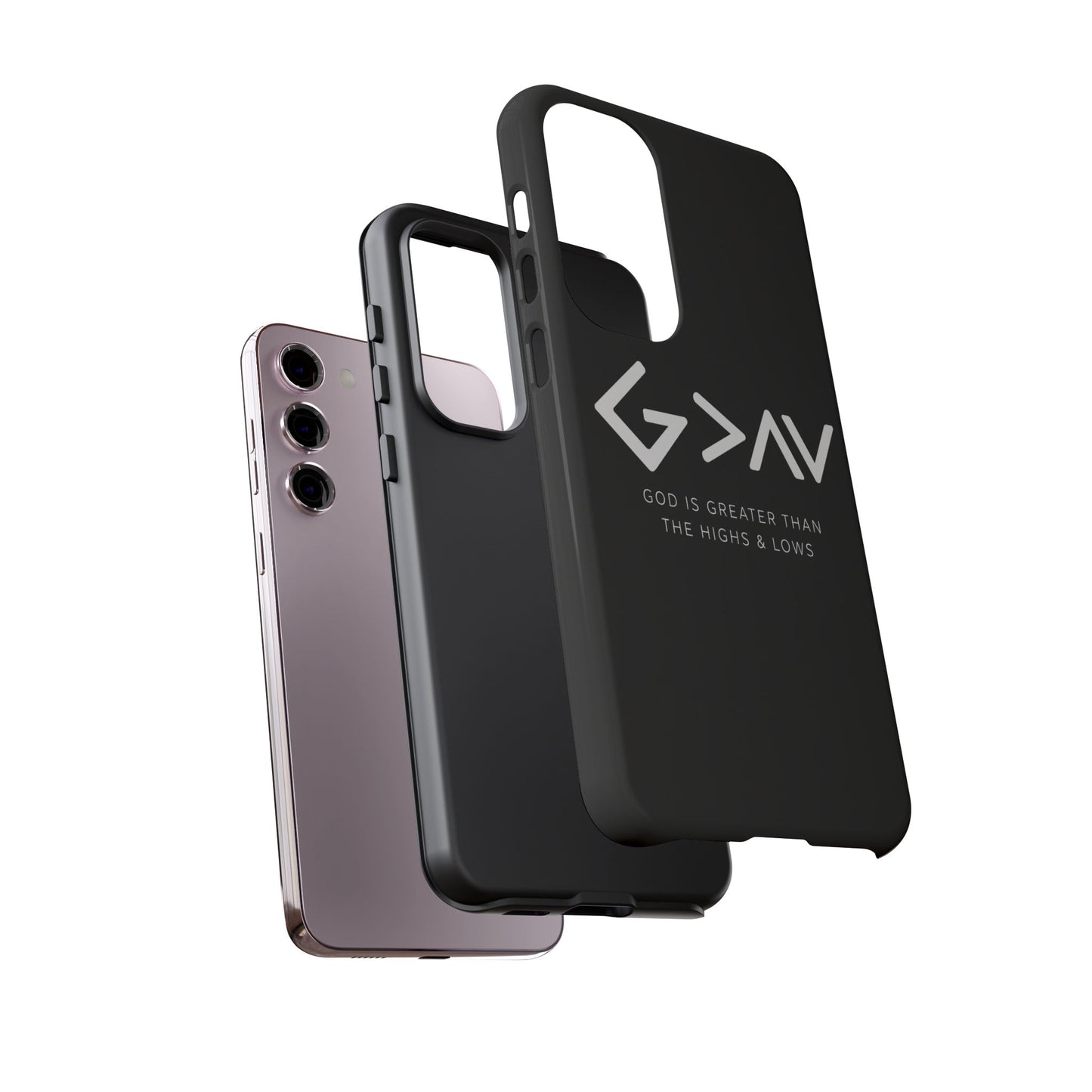 God Is Greater Than The Highs & Lows G>∧∨ Christian Phone Case