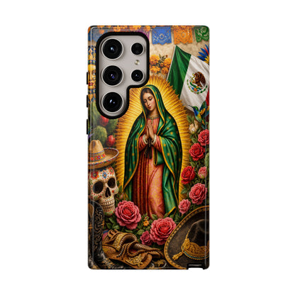 Virgen de Guadalupe Phone Case Mexican Floral iPhone Samsung Pixel Case