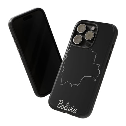 Bolivia Outline Phone Case – Minimal Country Map Tough Cover