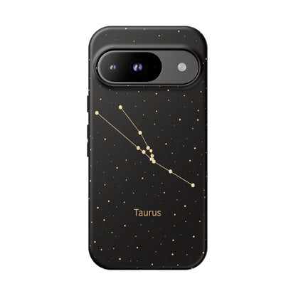Taurus Zodiac Constellation Phone Case – Luxe Gold Celestial Cover