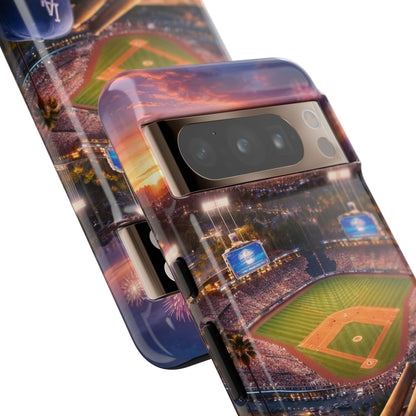 Baseball Sunset Stadium Phone Case LA Game Day Sports Aesthetic Case