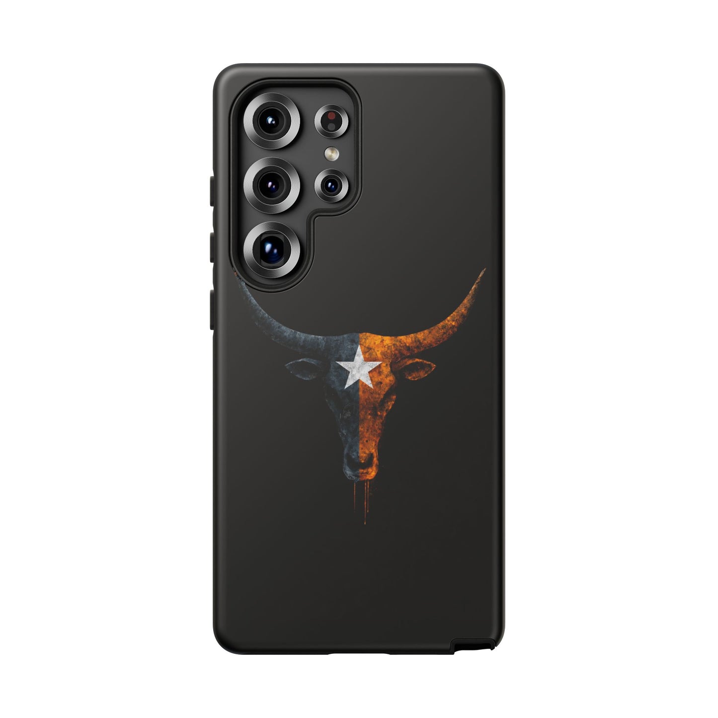 Texas Longhorn Skull Phone Case Western Cowboy Bull iPhone Samsung Cover