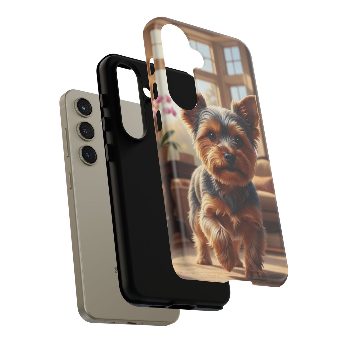 Yorkshire Terrier Phone Case – Cute Yorkie Puppy Tough Case (iPhone, Samsung, Pixel)