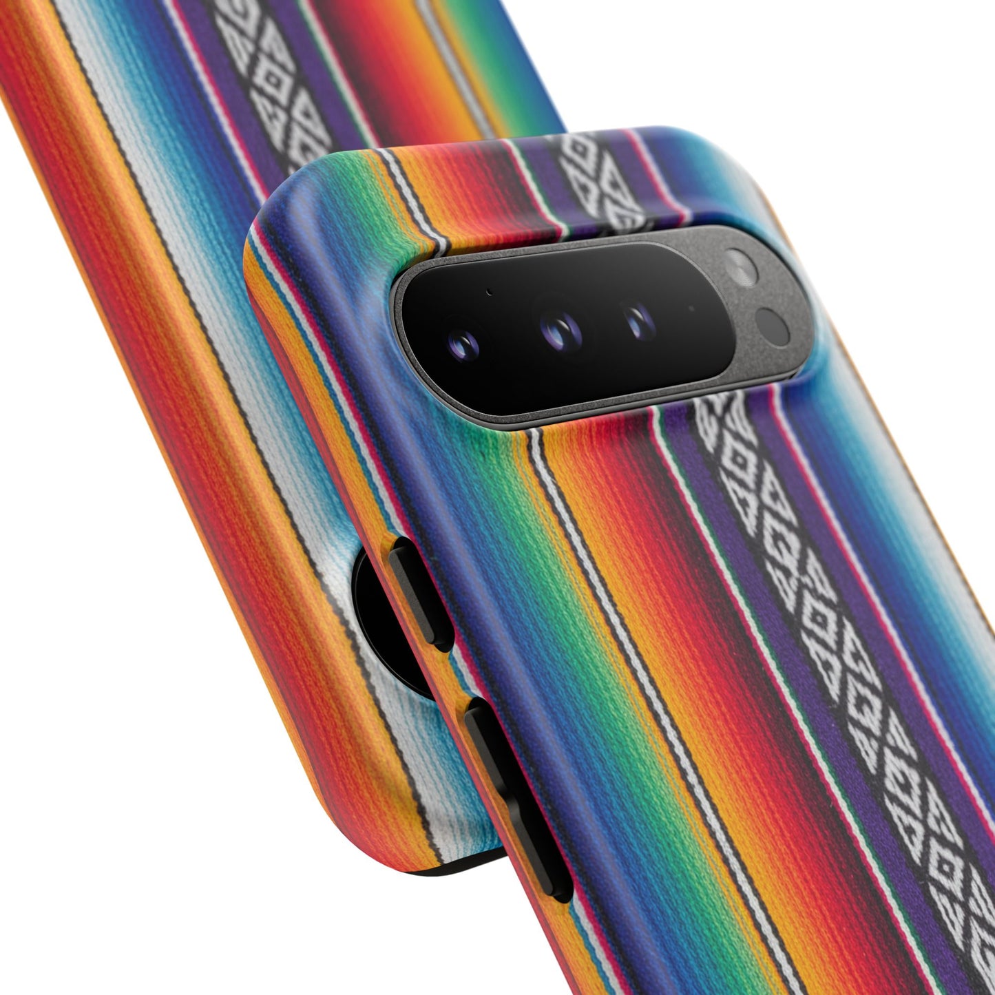 Serape Stripe Phone Case – Colorful Mexican Blanket Pattern Tough Case