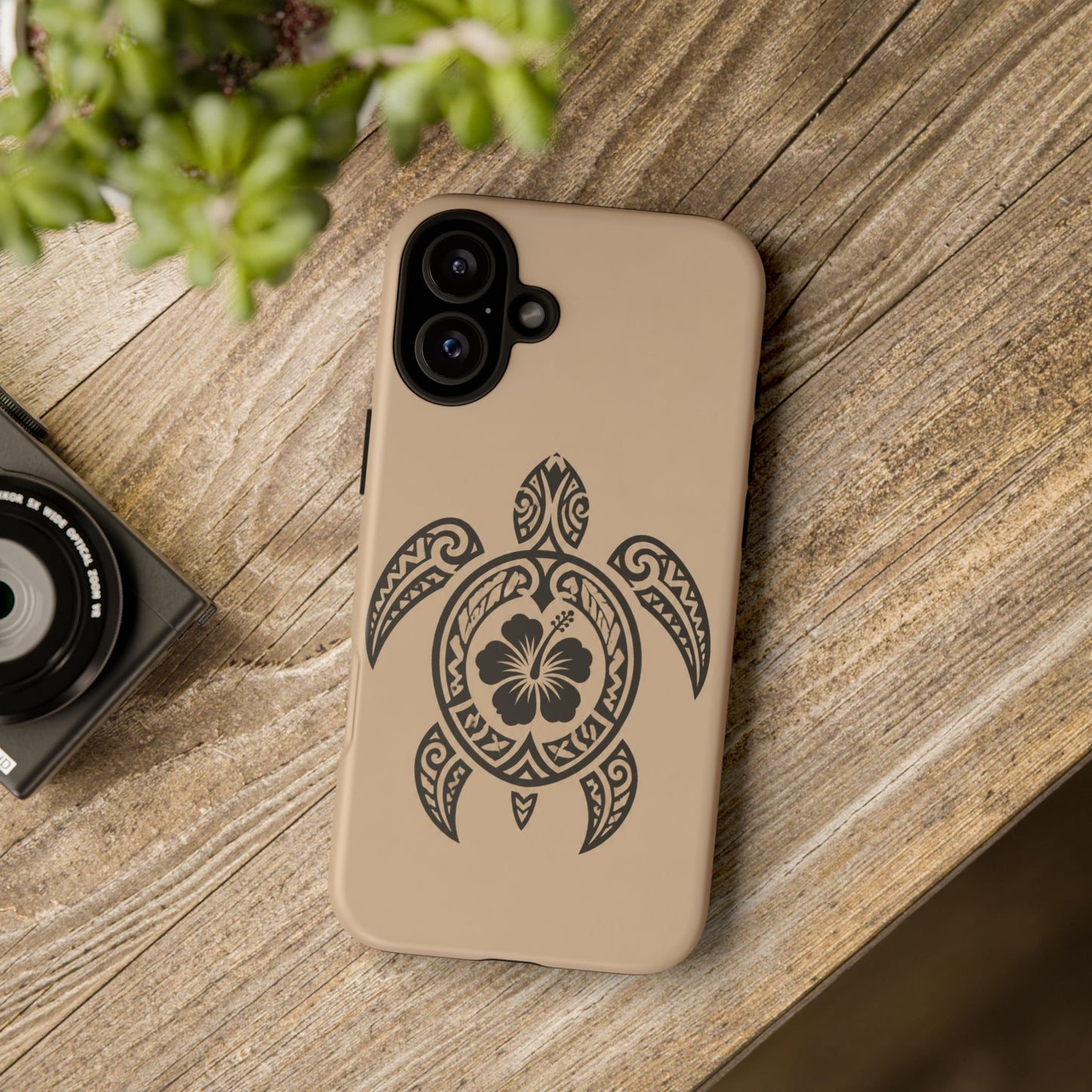 Polynesian Turtle Phone Case | Hawaiian Beach Tough Cover