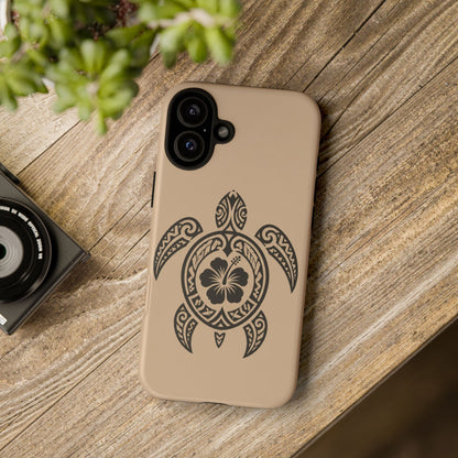 Polynesian Turtle Phone Case | Hawaiian Beach Tough Cover