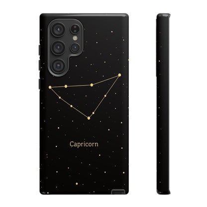 Capricorn Zodiac Constellation Phone Case – Luxe Gold Celestial Cover