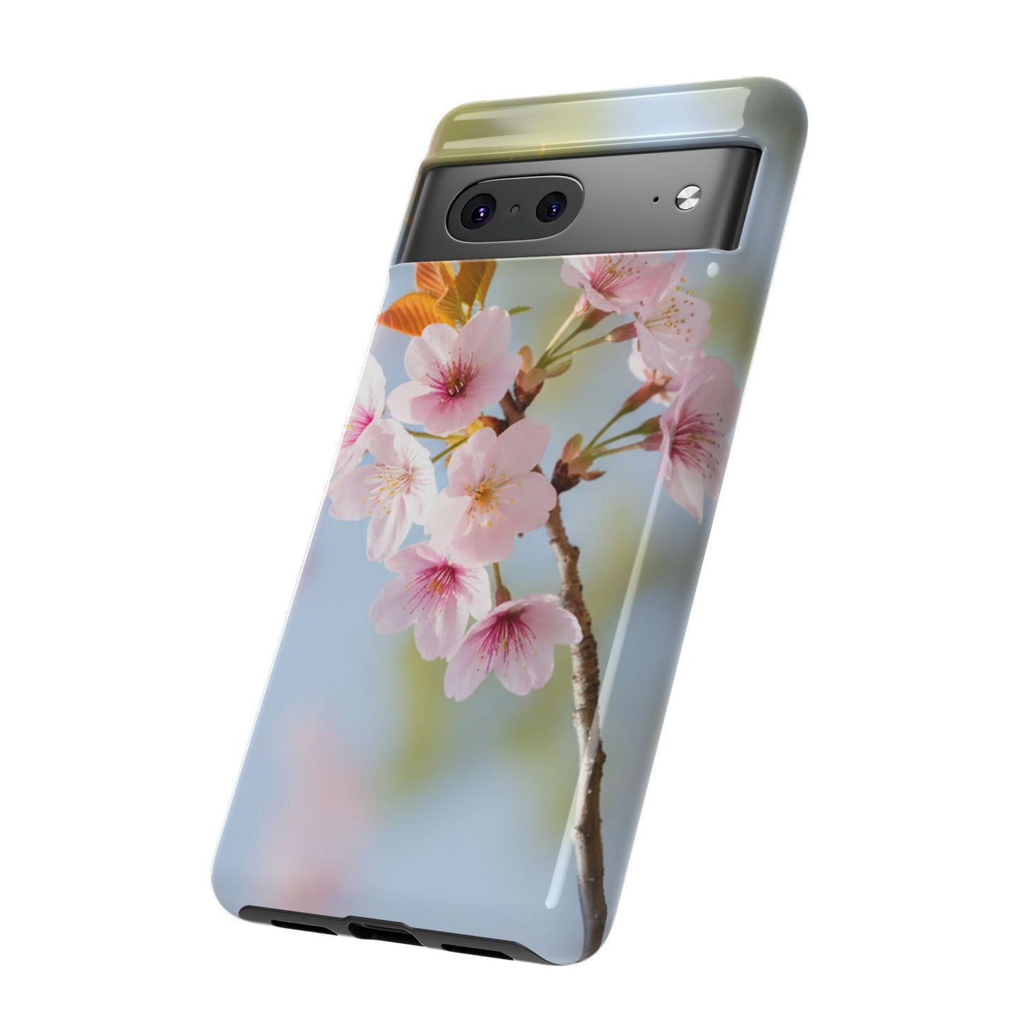 Cherry Blossom Phone Case – Pink Floral Tough Case (iPhone, Samsung Galaxy, Pixel)