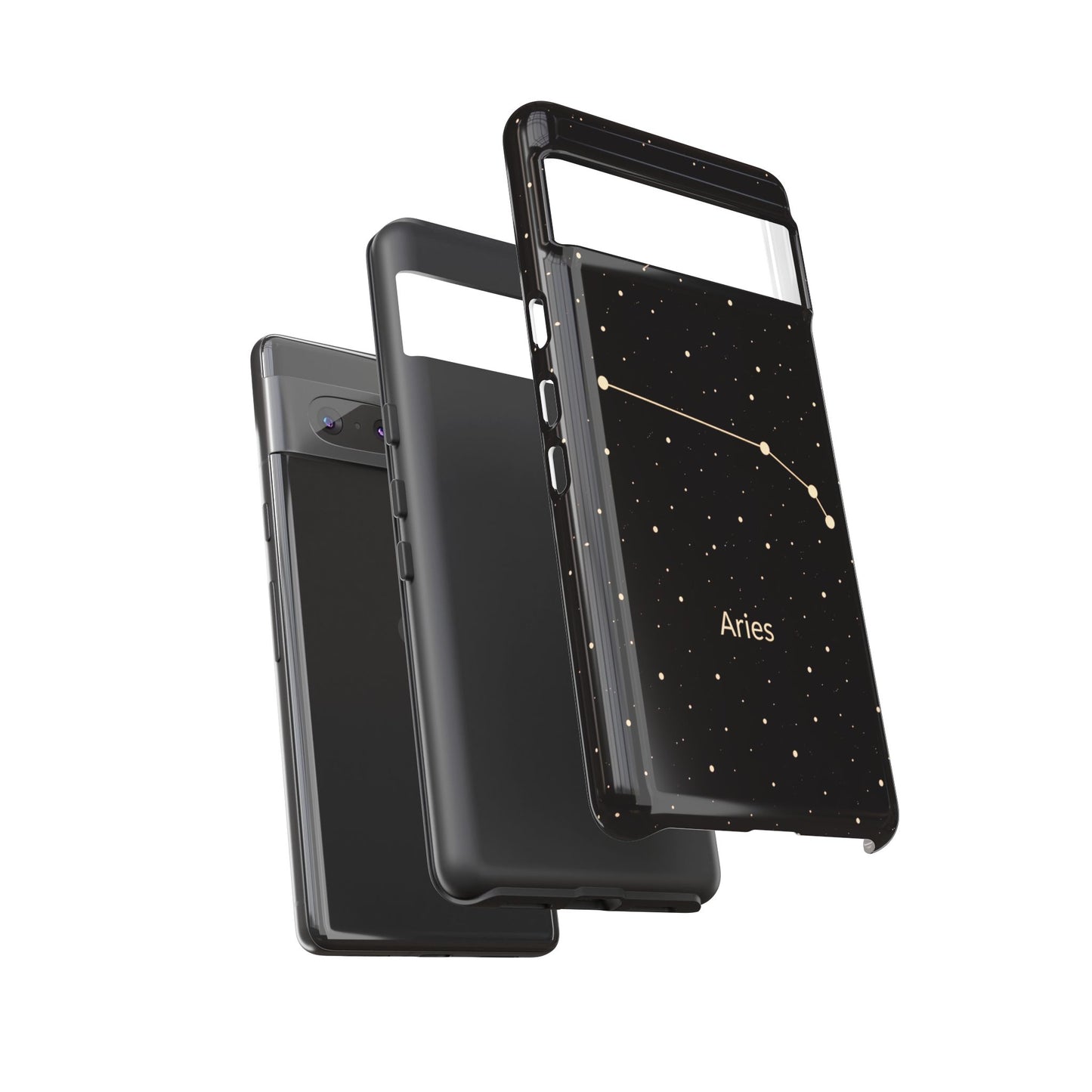 Aries Zodiac Constellation Phone Case – Luxe Gold Celestial Cover