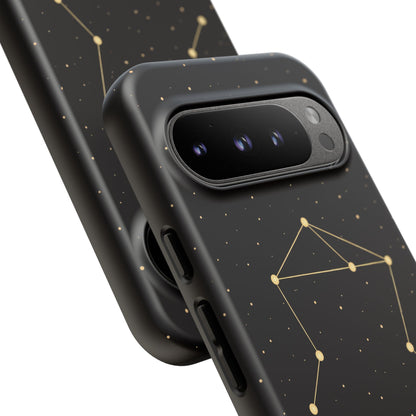 Libra Zodiac Constellation Phone Case – Luxe Gold Celestial Cover