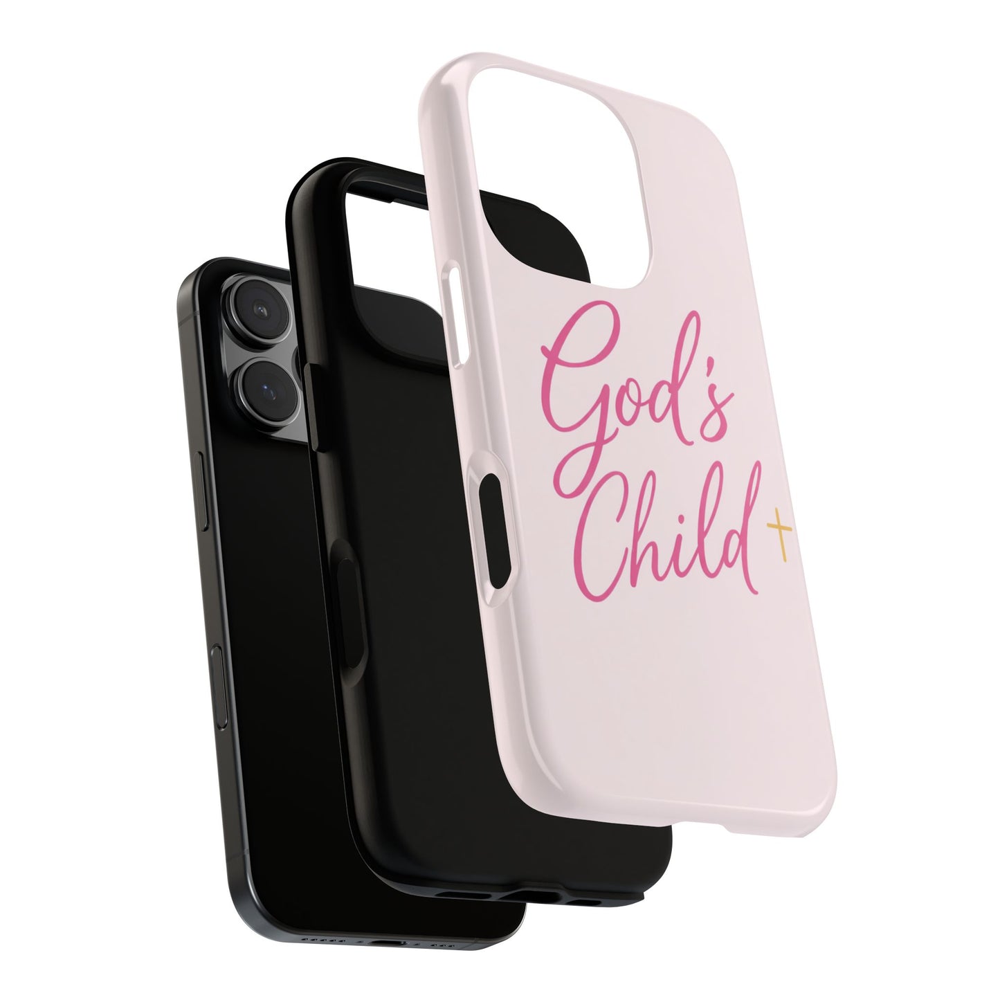 Gods Child Phone Case Christian Pink Aesthetic Tough iPhone Case