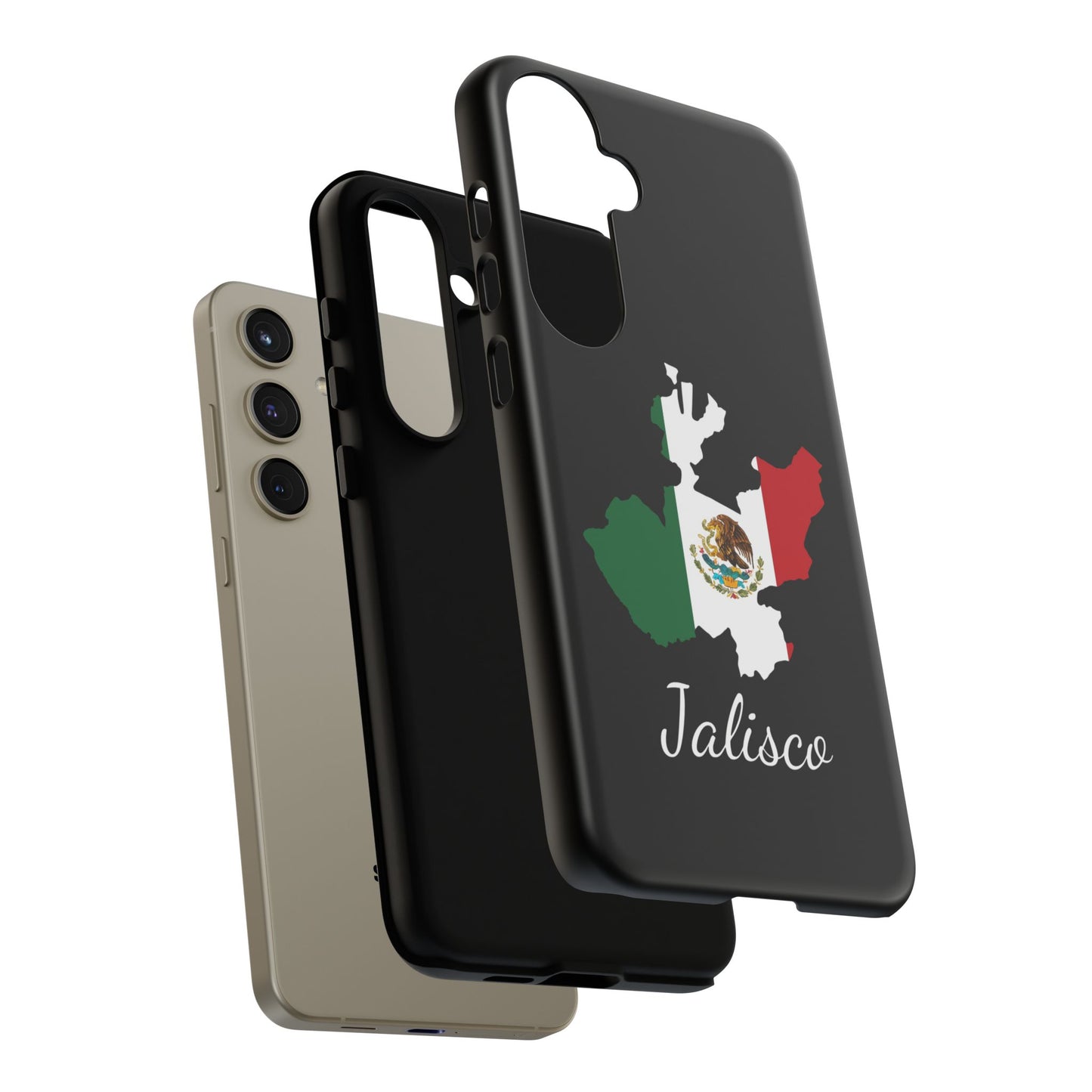 Jalisco Mexico Flag Map Phone Case | Mexican American Pride Tough Case for iPhone & Samsung