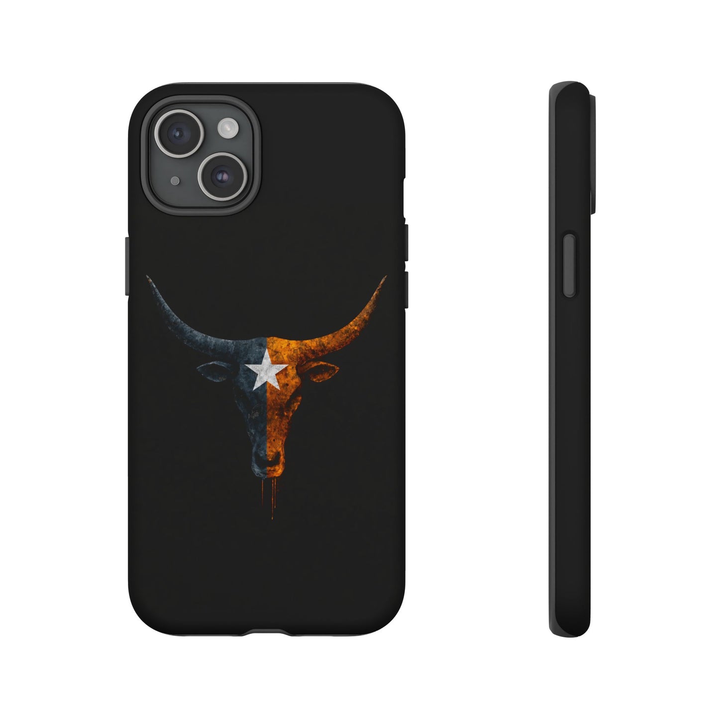 Texas Longhorn Skull Phone Case Western Cowboy Bull iPhone Samsung Cover