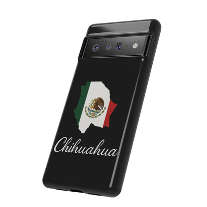 Chihuahua Mexico Flag Map Phone Case | Mexican American Pride Tough Case for iPhone & Samsung