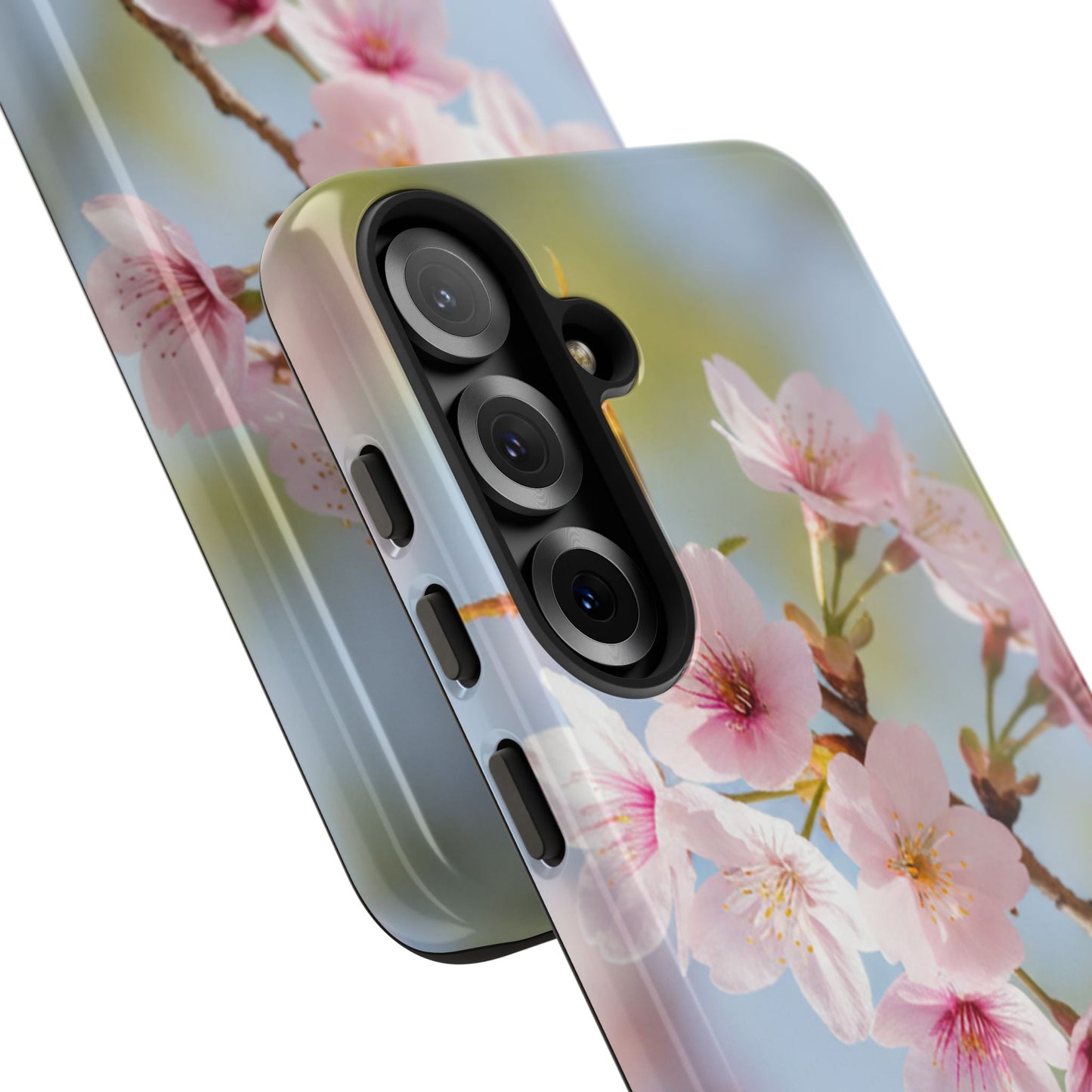 Cherry Blossom Phone Case – Pink Floral Tough Case (iPhone, Samsung Galaxy, Pixel)