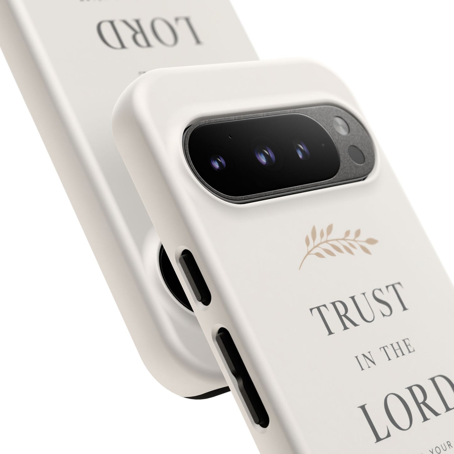 Proverbs 3:5 Christian Phone Case Trust in the Lord Minimalist Faith Cover
