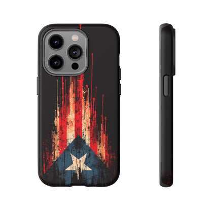 Puerto Rico Flag Phone Case | Distressed Puerto Rican Flag Tough Case | Boricua Pride Protective iPhone Samsung Cover