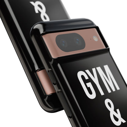Gym & Jesus Phone Case Christian Faith Workout Gym Motivation Case