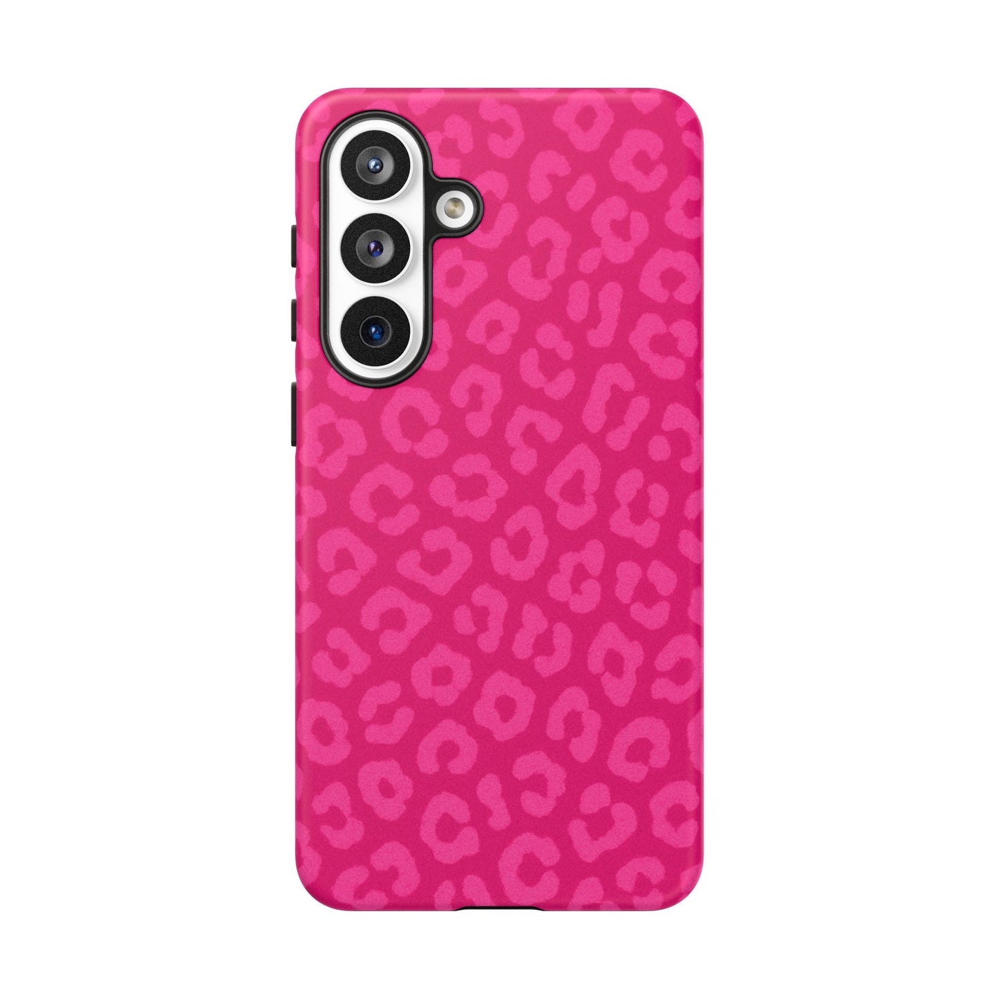 Hot Pink Leopard Phone Case – Bold Coquette Aesthetic Tough Case