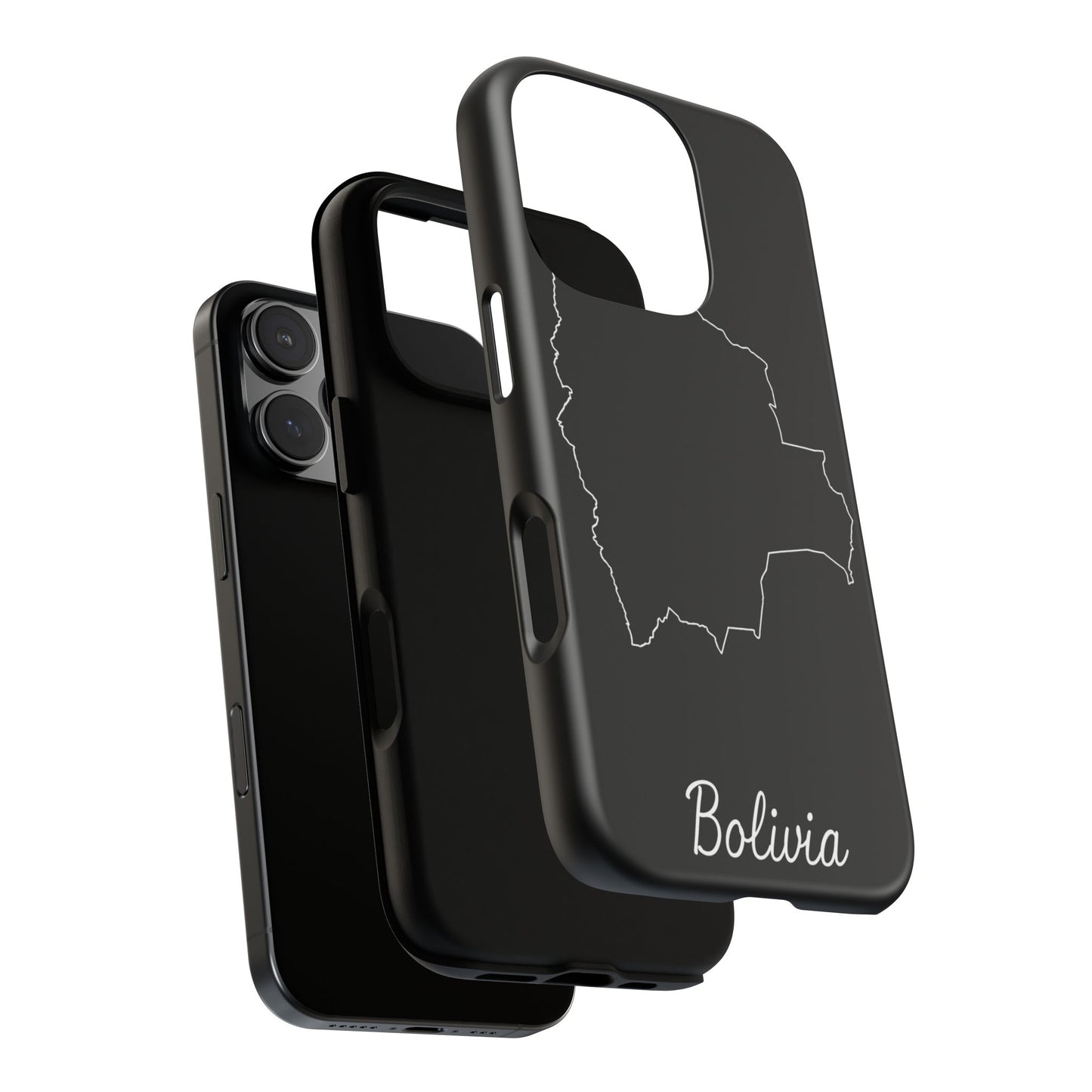 Bolivia Outline Phone Case – Minimal Country Map Tough Cover