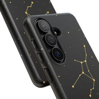 Virgo Zodiac Constellation Phone Case – Luxe Gold Celestial Cover