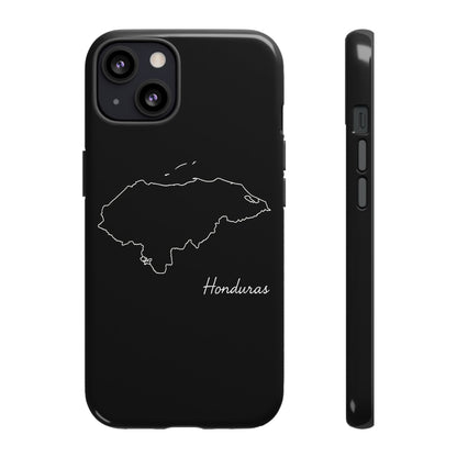 Honduras Outline Phone Case – Minimal Country Map Tough Case (iPhone, Samsung, Pixel)