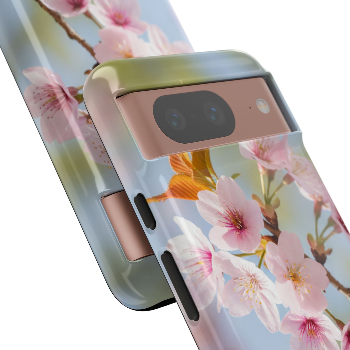 Cherry Blossom Phone Case – Pink Floral Tough Case (iPhone, Samsung Galaxy, Pixel)