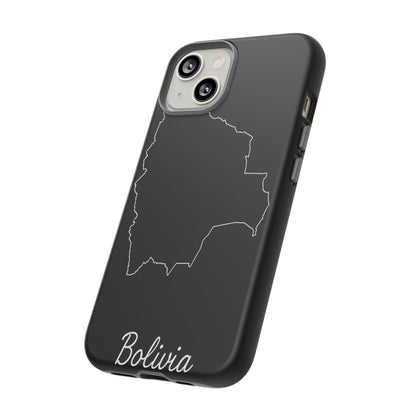 Bolivia Outline Phone Case – Minimal Country Map Tough Cover