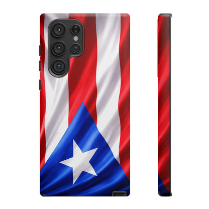 Puerto Rico Flag Phone Case | Boricua Pride Tough Case | Puerto Rican Flag Protective Cover for iPhone & Samsung
