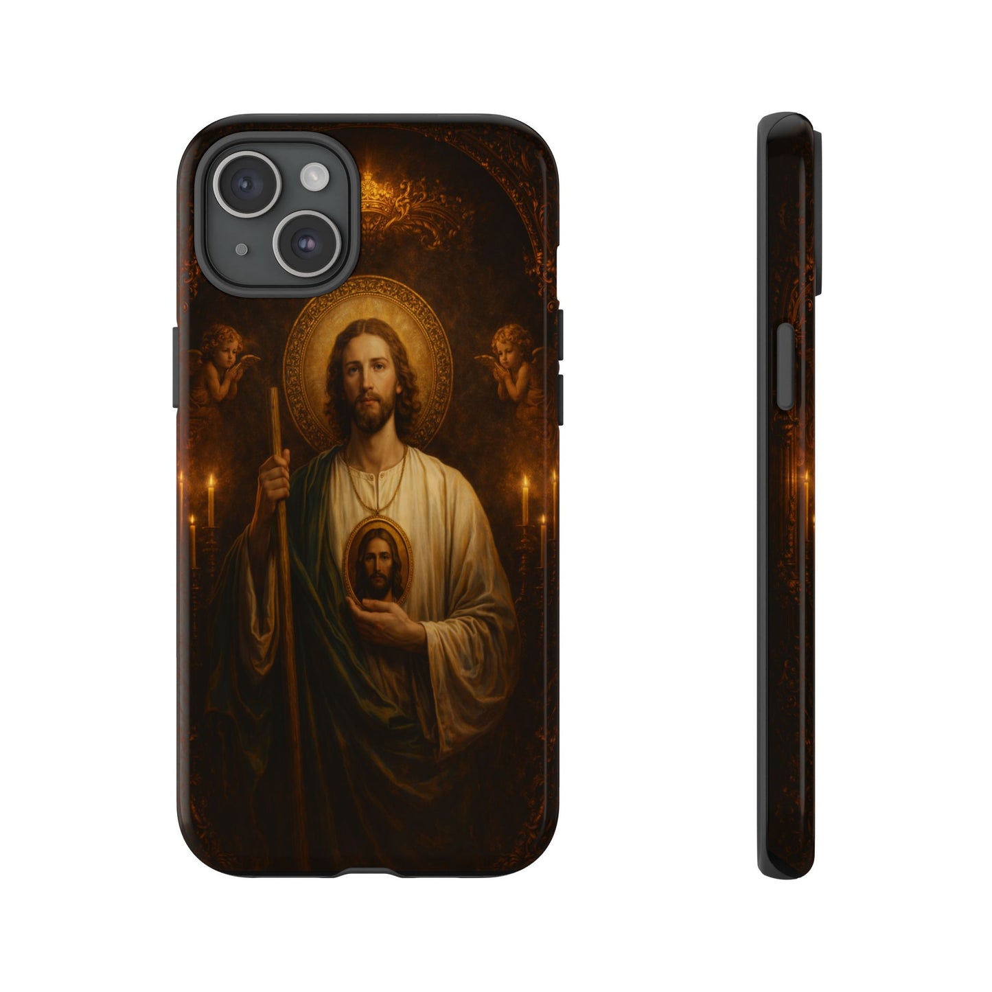 San Judas Phone Case Saint Jude Catholic Saint Religious Art Portrait Tough