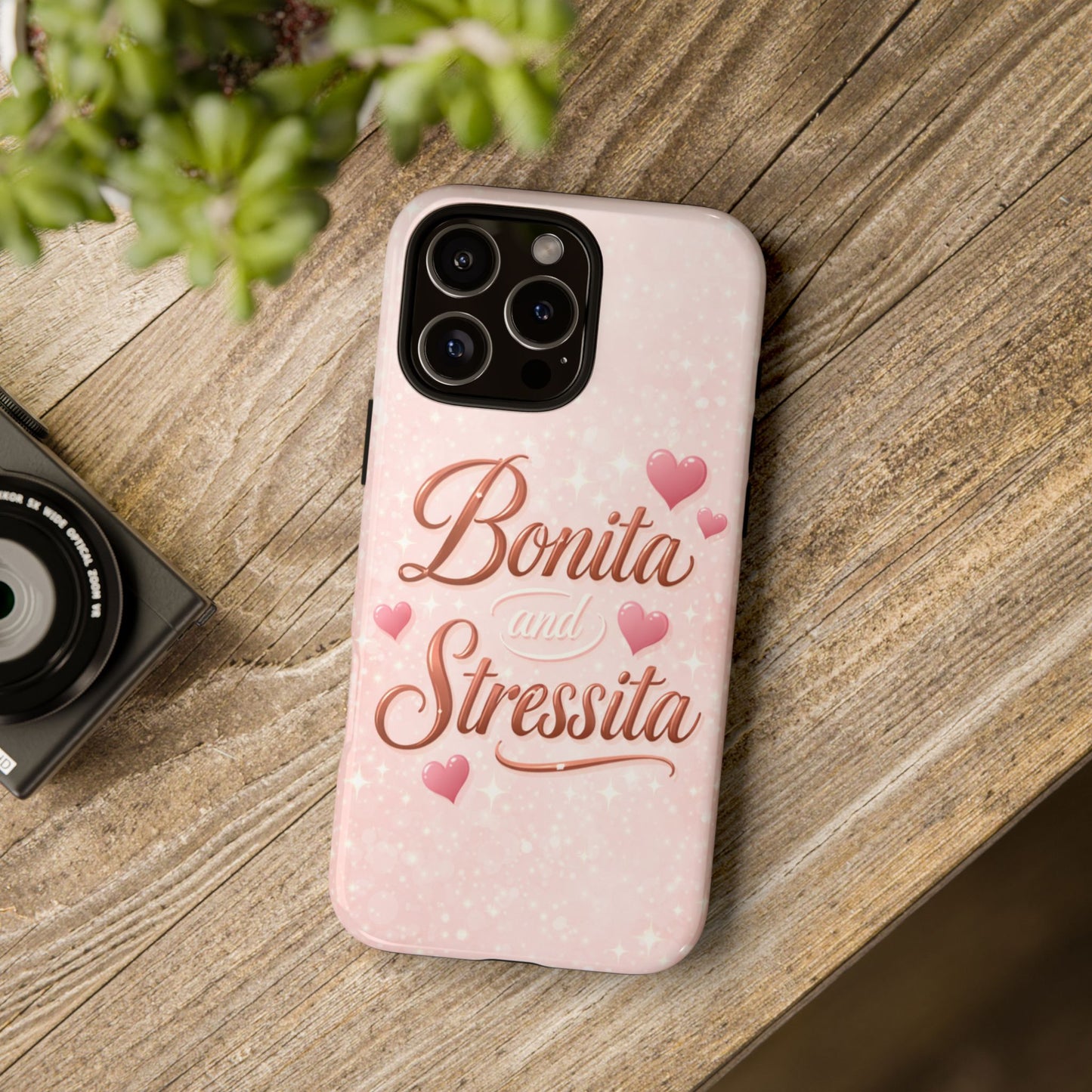 Bonita Stressita Phone Case Cute Latina Aesthetic Pink Coquette Case