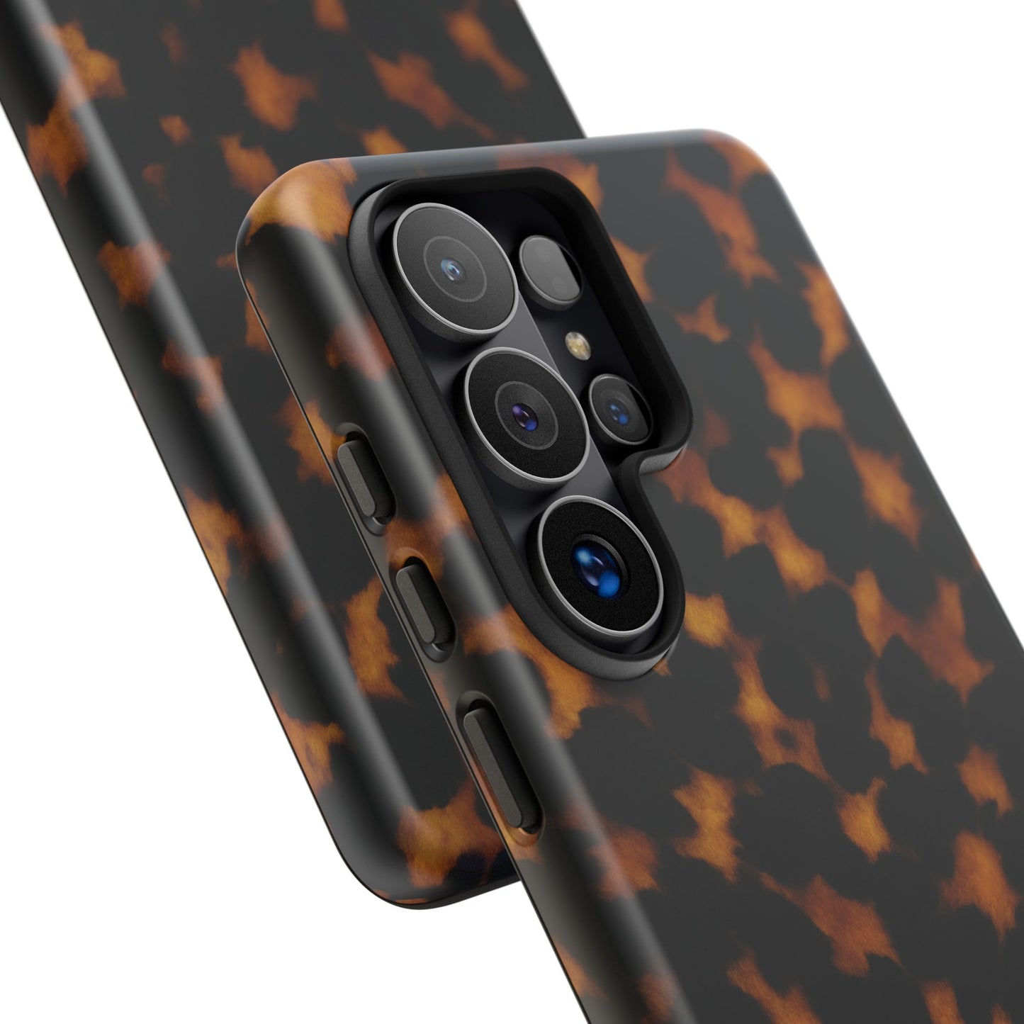 Tortoiseshell Phone Case – Brown Leopard Pattern Luxury Tough Protective Case