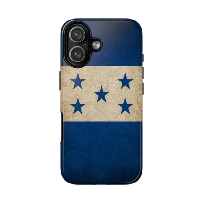 Honduras Flag Phone Case | Vintage Honduran Flag iPhone & Samsung Tough Protective Case