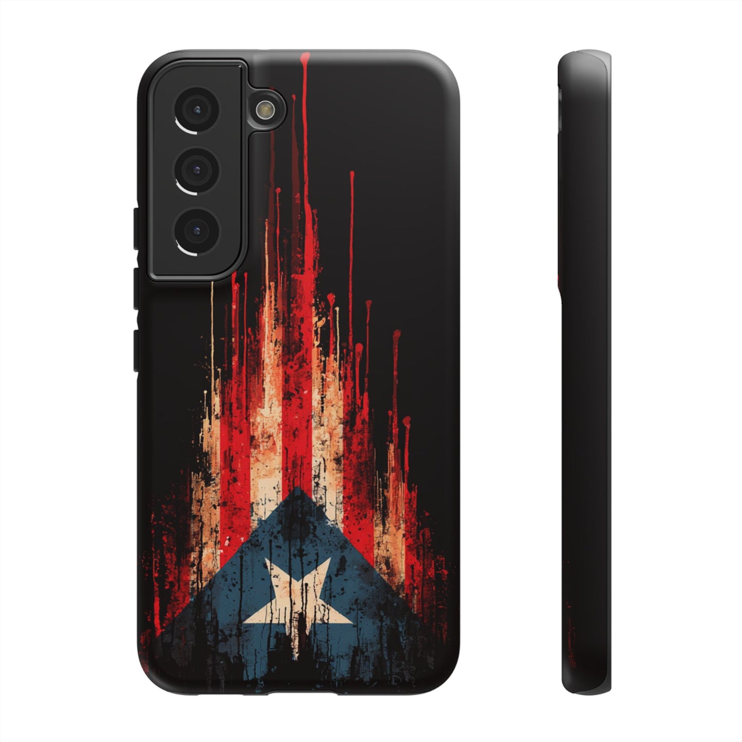 Puerto Rico Flag Phone Case | Distressed Puerto Rican Flag Tough Case | Boricua Pride Protective iPhone Samsung Cover
