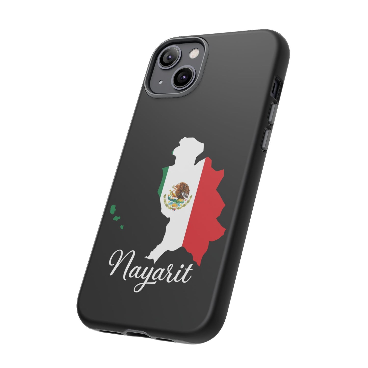 Nayarit Mexico Flag Map Phone Case | Mexican American Pride Tough Case for iPhone & Samsung