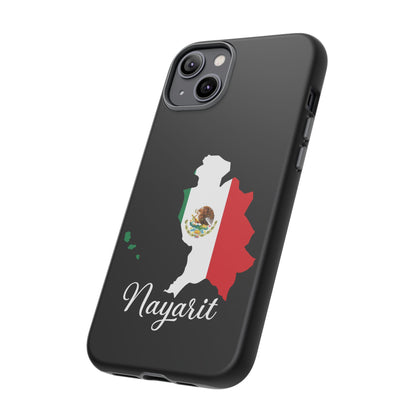 Nayarit Mexico Flag Map Phone Case | Mexican American Pride Tough Case for iPhone & Samsung