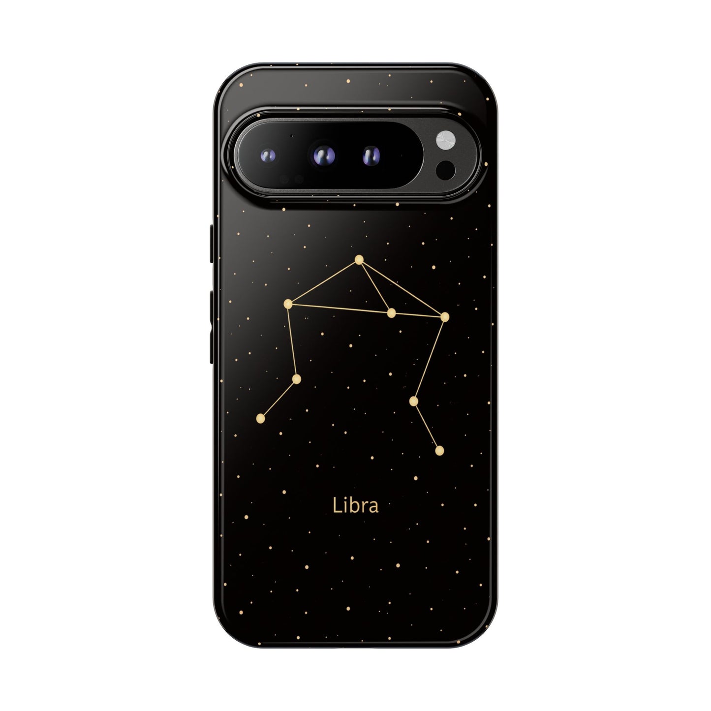 Libra Zodiac Constellation Phone Case – Luxe Gold Celestial Cover