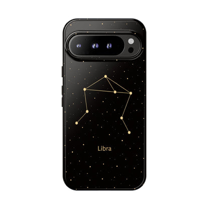 Libra Zodiac Constellation Phone Case – Luxe Gold Celestial Cover
