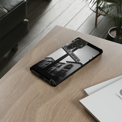 Rodeo Drive Phone Case | Los Angeles Aesthetic Black & White Photography | Luxury LA Street Tough Case for iPhone & Samsung