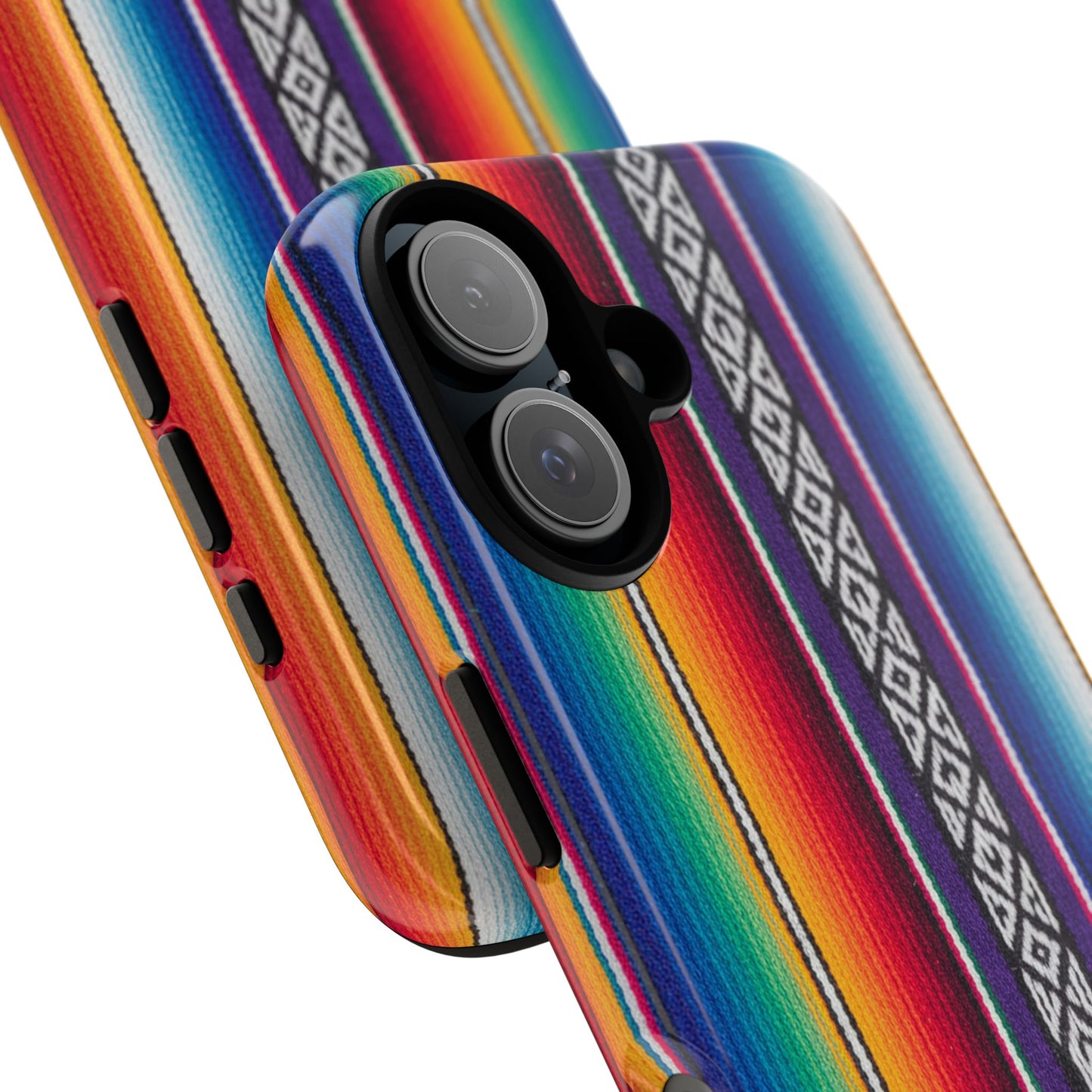 Serape Stripe Phone Case – Colorful Mexican Blanket Pattern Tough Case