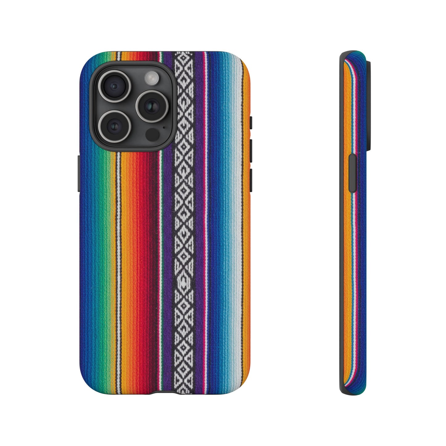 Serape Stripe Phone Case – Colorful Mexican Blanket Pattern Tough Case