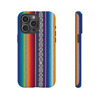 Serape Stripe Phone Case – Colorful Mexican Blanket Pattern Tough Case