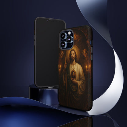 San Judas Phone Case Saint Jude Catholic Saint Religious Art Portrait Tough