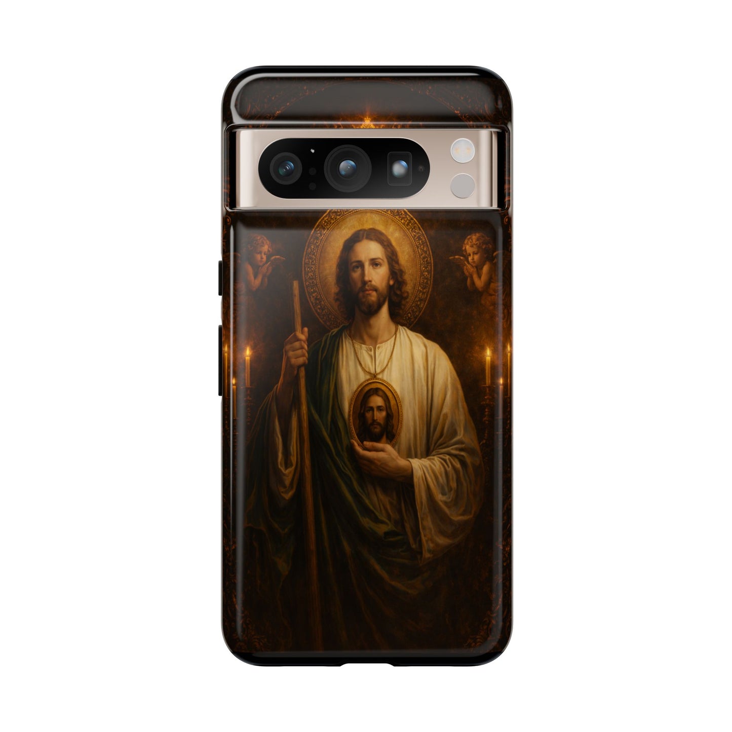 San Judas Phone Case Saint Jude Catholic Saint Religious Art Portrait Tough
