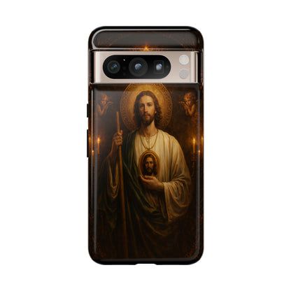 San Judas Phone Case Saint Jude Catholic Saint Religious Art Portrait Tough