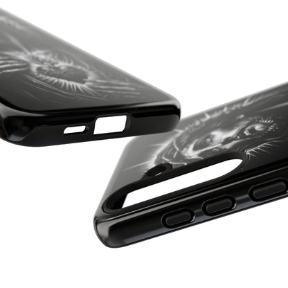 Jesus Sacred Heart Phone Case Black White Christian Faith Aesthetic
